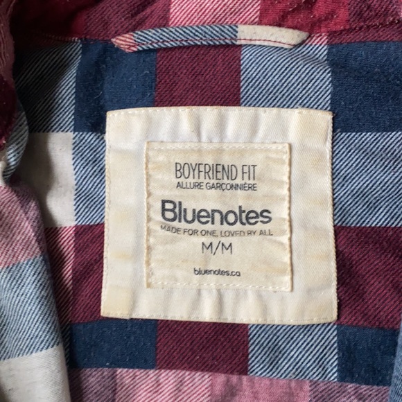 Plaid button down top - Picture 2 of 4